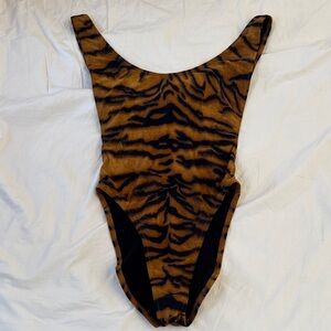 Norma Kamali Tiger One Piece